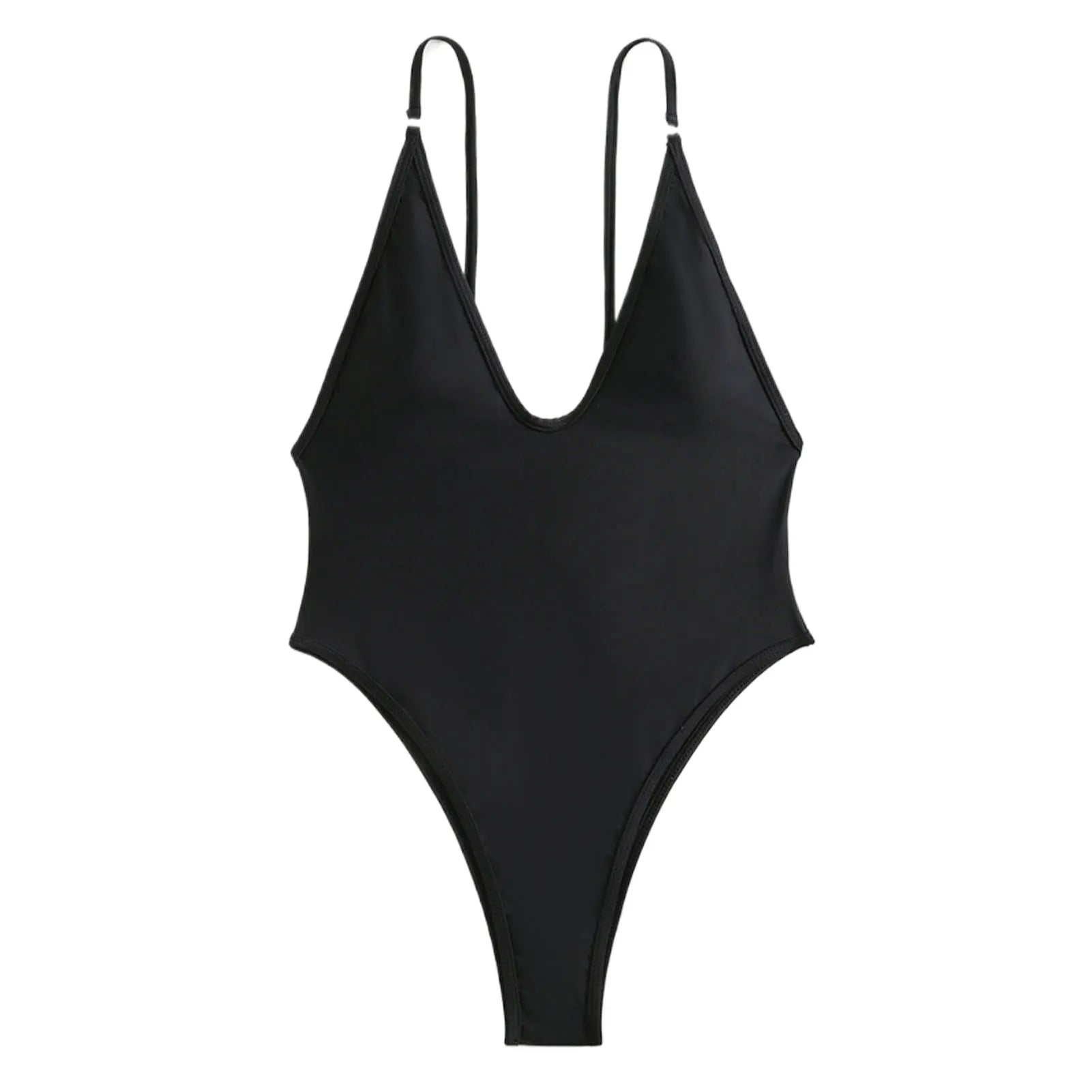 2024 Sleeveless Deep V Bodysuit Swimsuit