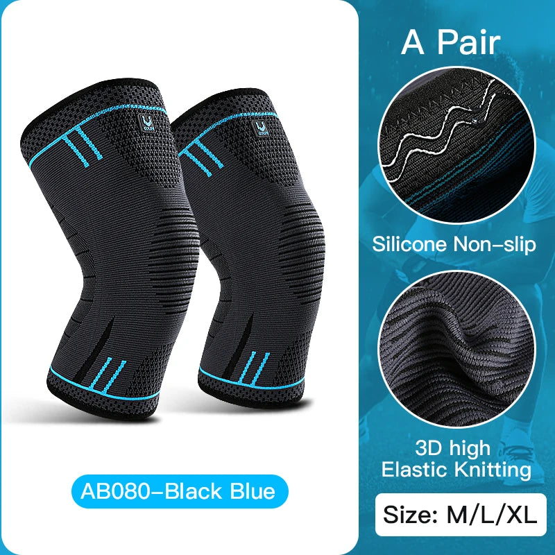 Compression Knee Support Sleeve – Elastic Breathable Knee Brace