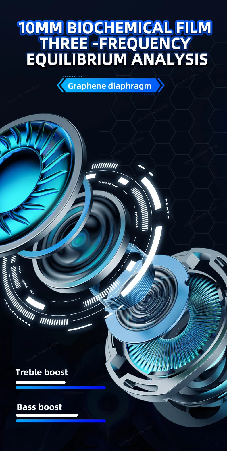 Lenovo GM2 Pro Bluetooth 5.3 Wireless Earbuds – Low Latency Gaming Headset with HD Mic & Dual Mode Audio