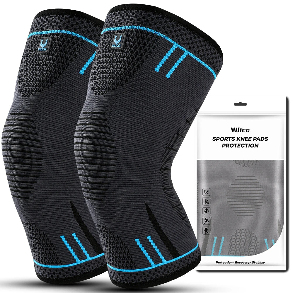Compression Knee Support Sleeve – Elastic Breathable Knee Brace