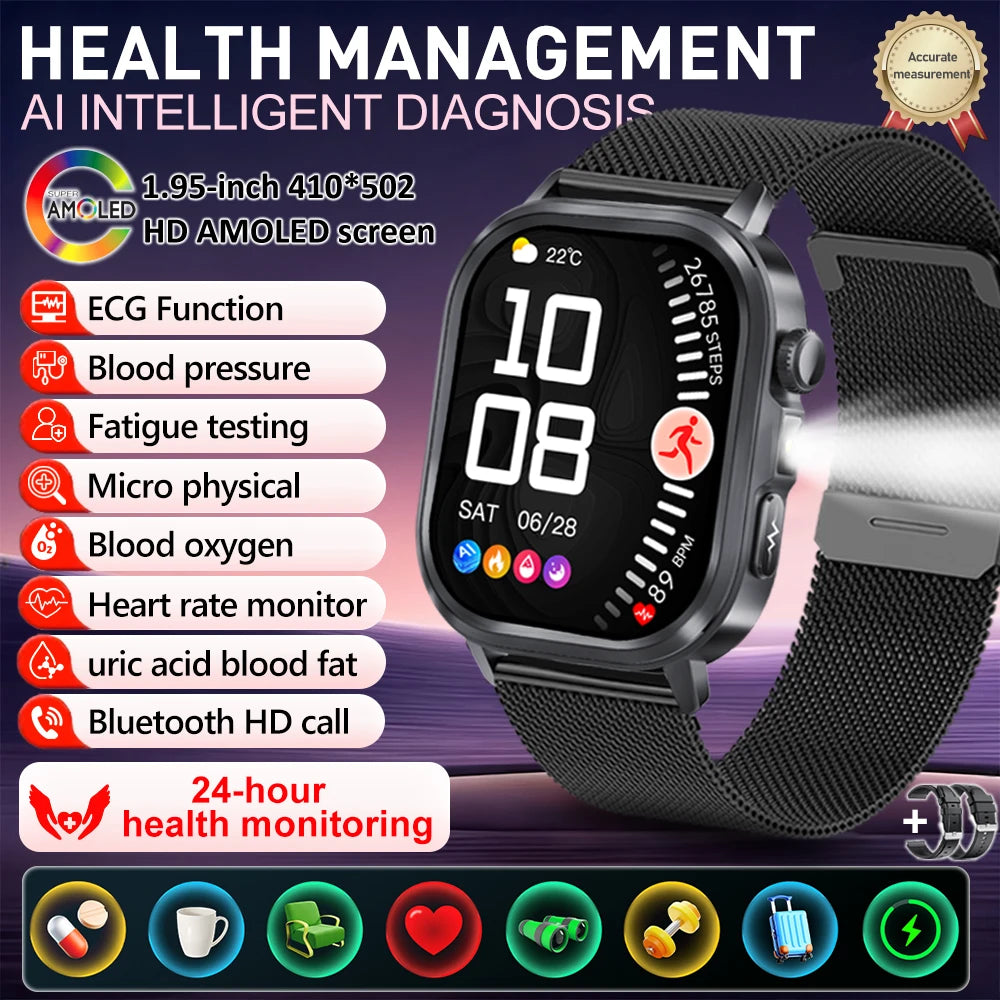 LED Flashlight Smart Watch