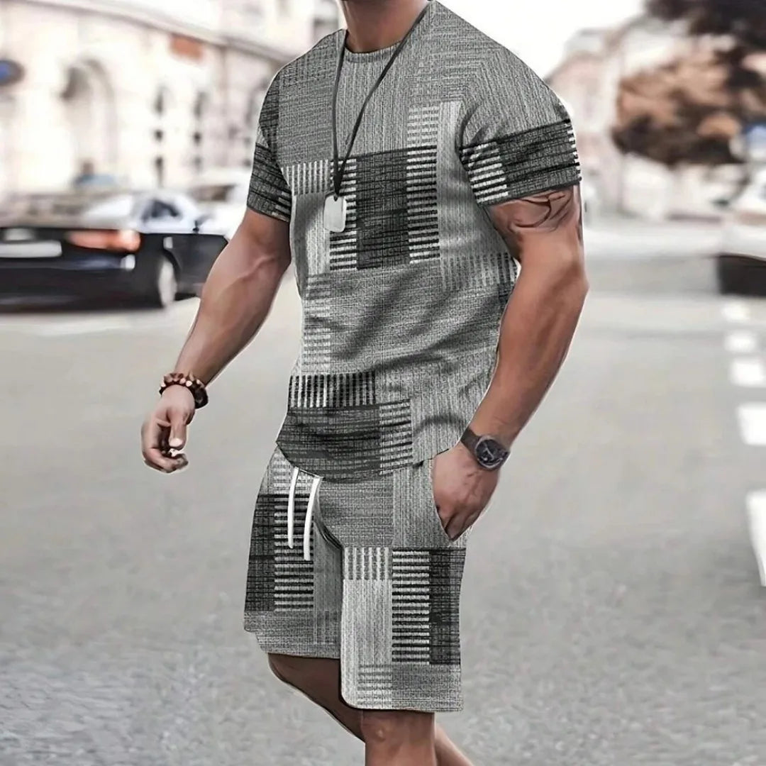 2025 Retro Cool Men’s Sports Shorts Set