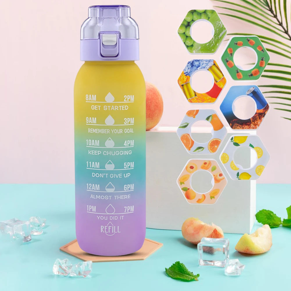 1000ML Scented Water Bottle with Flavor Pod
