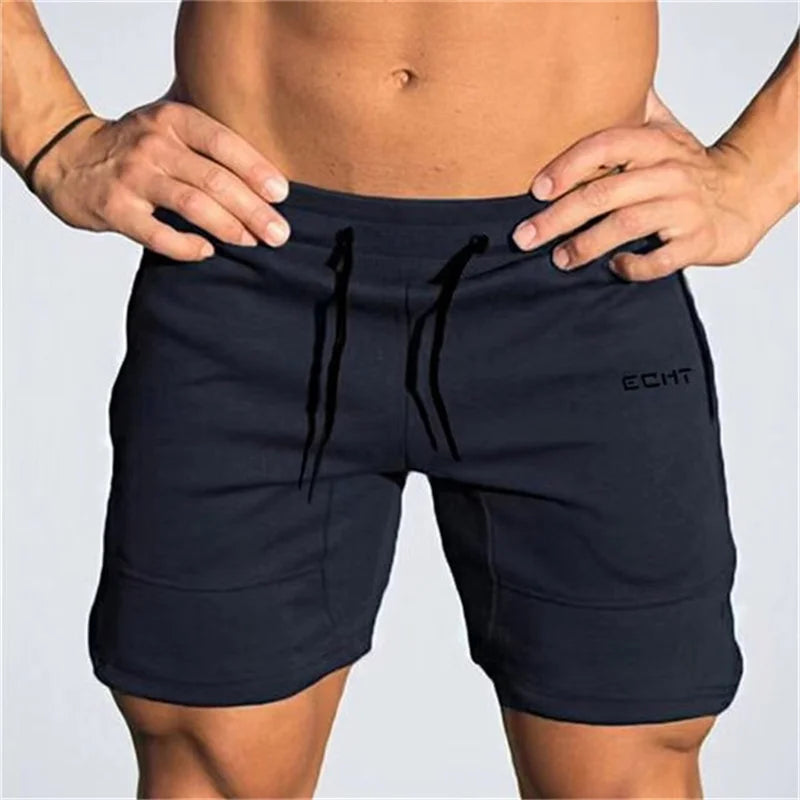Men’s Mesh Gym Shorts – Summer Jogger Sweatpants with Zipper Pockets