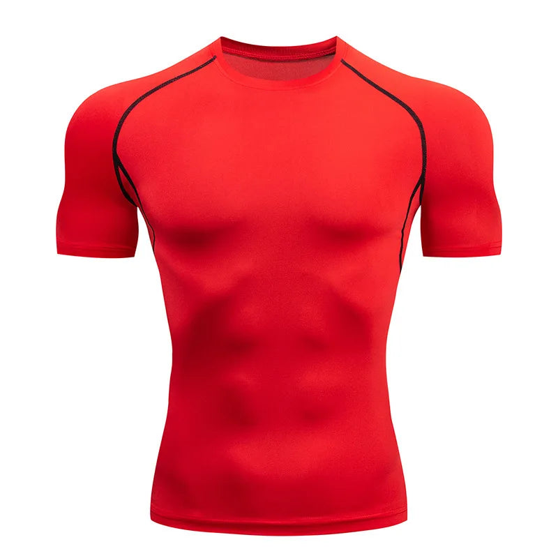 Men’s Compression Fit Performance T-Shirt – Breathable Moisture-Wicking Active Top