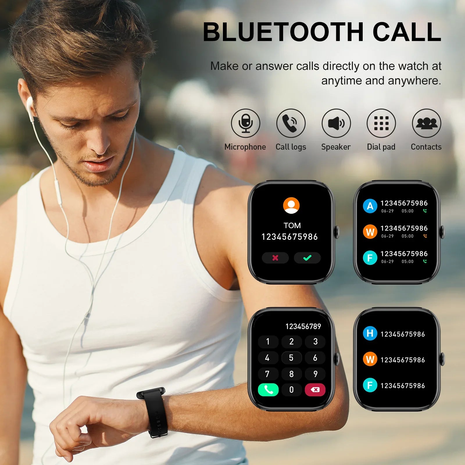 EIGIIS Smart Watch P66D 1.85"