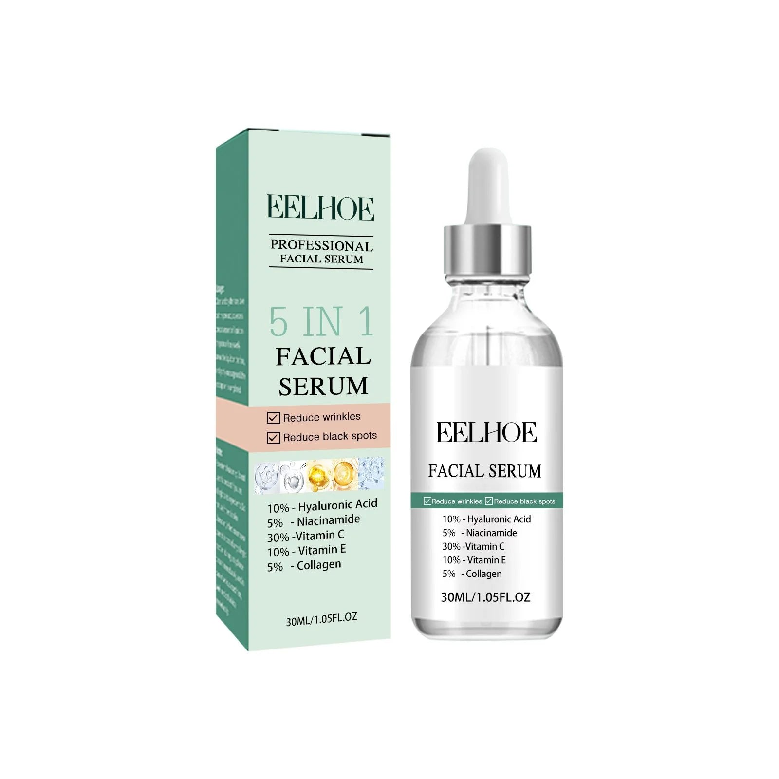 5-in-1 Vitamin C Collagen Firming Facial Serum