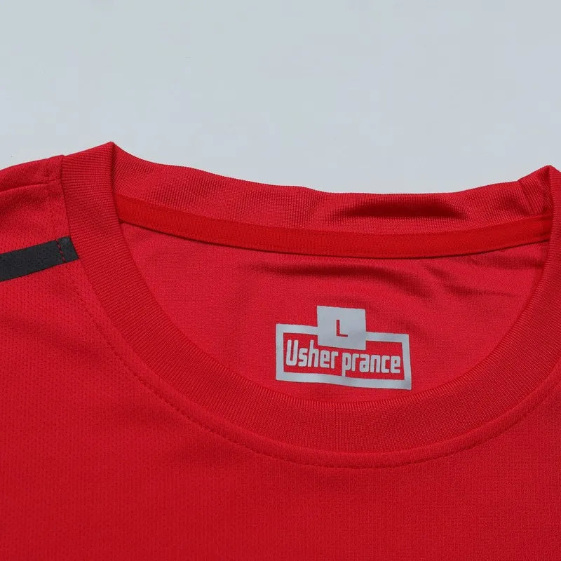 Men’s Quick-Dry Outdoor Sports Set – Breathable T-Shirt & Shorts 2-Piece Suit for Running, Hiking, Fishing & Fitness