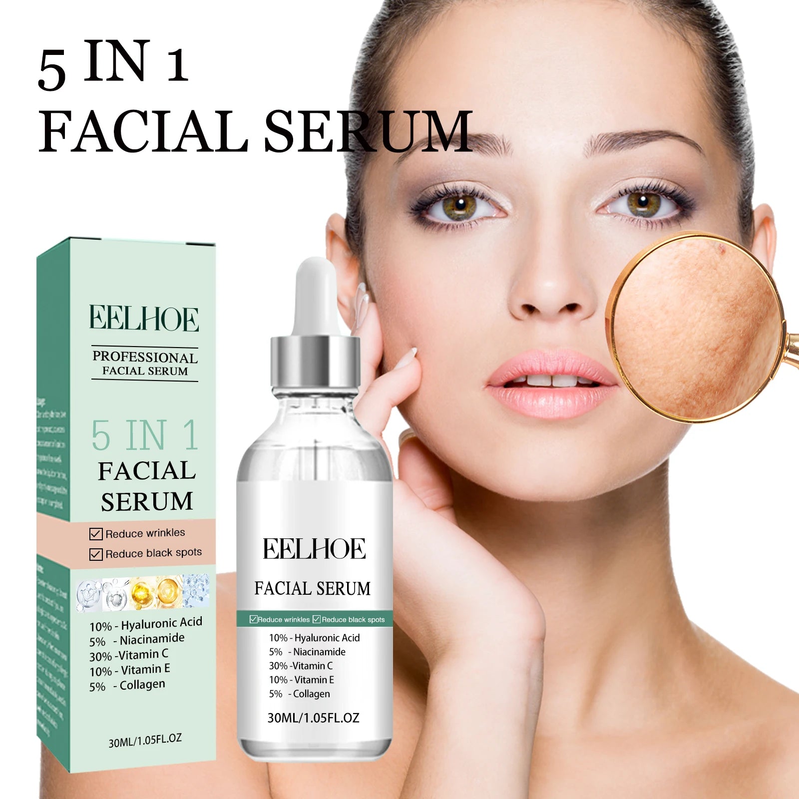 5-in-1 Vitamin C Collagen Firming Facial Serum