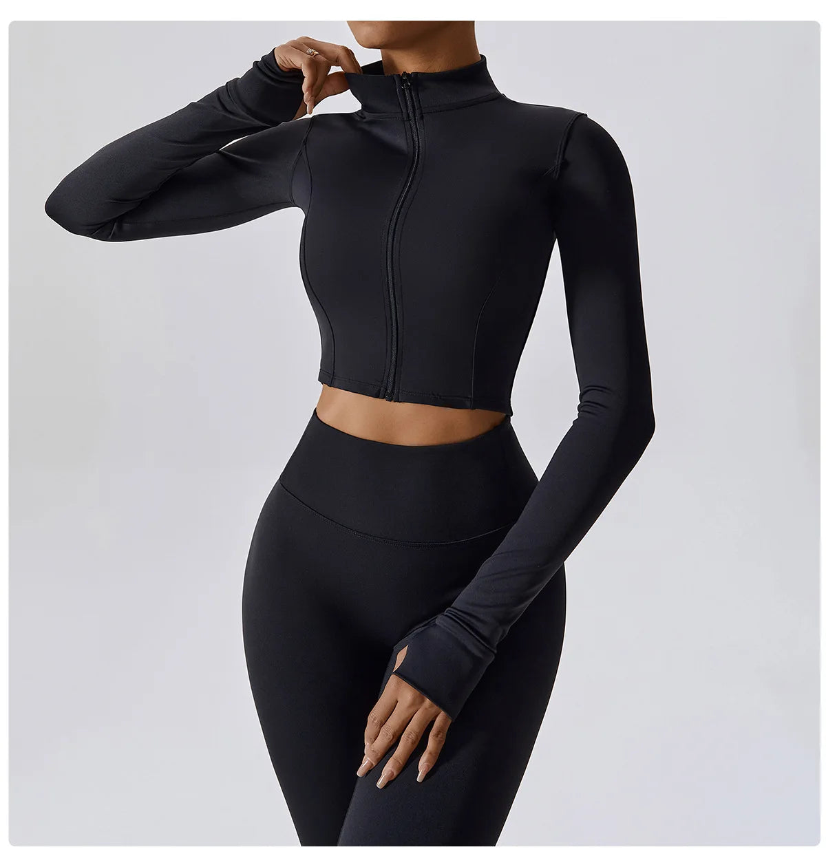 3PCS Women’s Yoga & Fitness Set – High-Waist Breathable Workout Suit