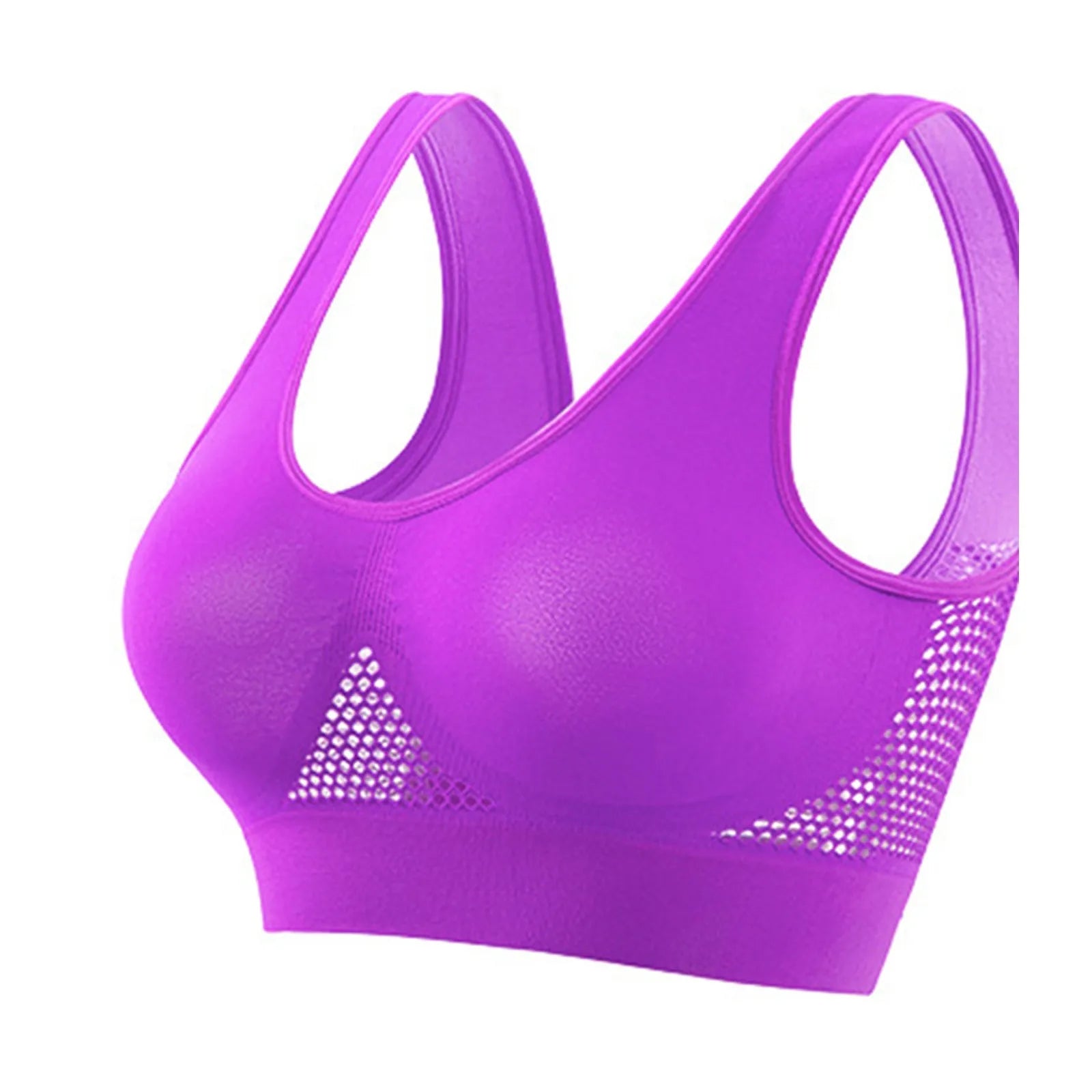 Women’s Breathable Yoga Sports Bra – Lightweight Fitness Support Top