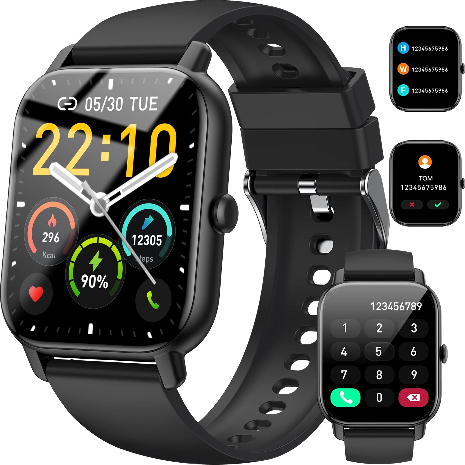 Jxrev 1.85" Sports Smartwatch