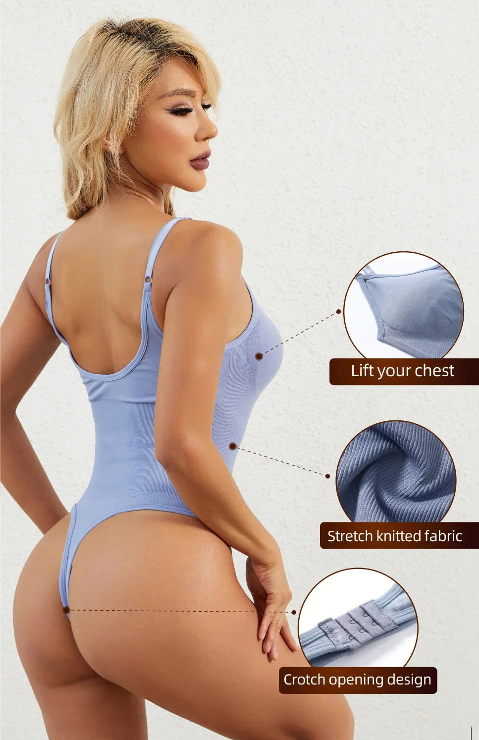Women’s Push-Up Tummy Control Thong Shapewear