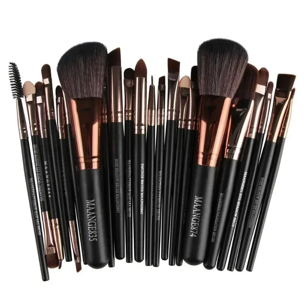 Pro Makeup Brush Set – 3/13/22-Piece Professional Cosmetic Brushes for Face & Eyes