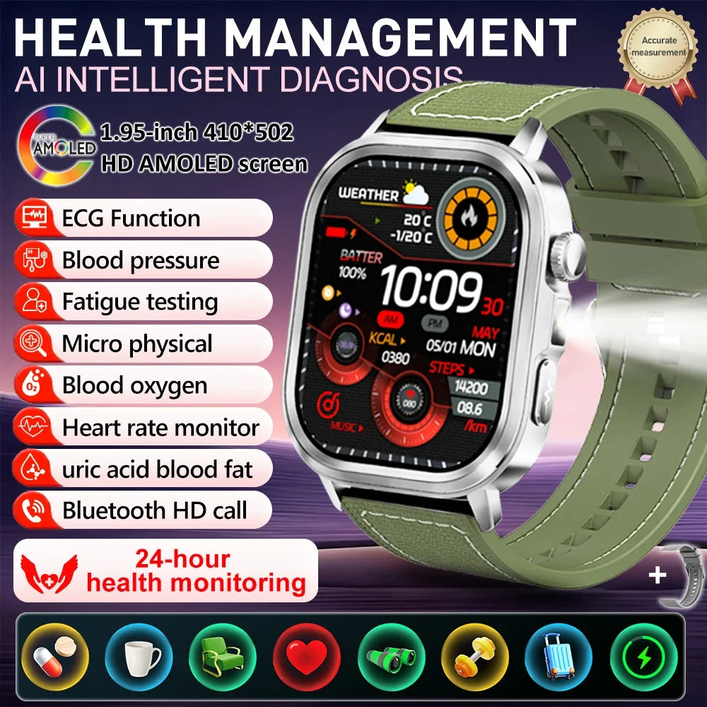 LED Flashlight Smart Watch