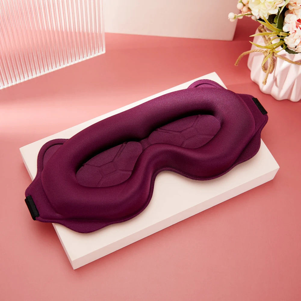 3D Memory Foam Sleep Mask – Light Blocking Blindfold