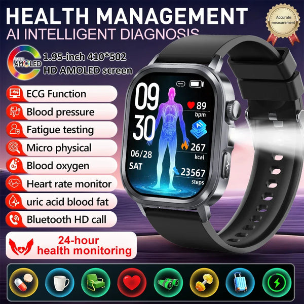 LED Flashlight Smart Watch