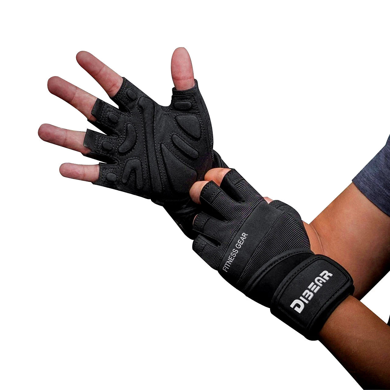 Half Finger Gym Gloves – Unisex Weightlifting & Fitness Training Support