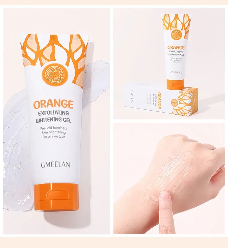 Orange Brightening Exfoliating Gel – Dead Skin Remover & Hydrating Peeling Scrub (50g)