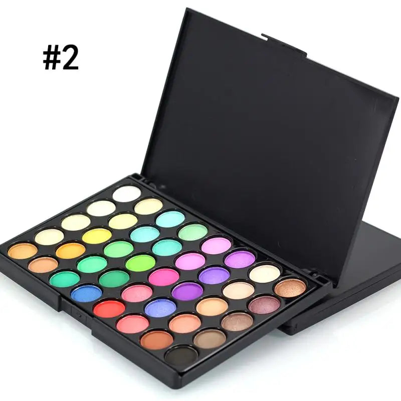 VERONNI Glitter & Matte Eyeshadow Palette – Waterproof, Long-Lasting Pressed Powder Makeup Kit