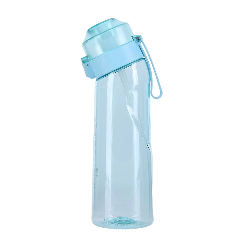 650ml Flavored Water Bottle with 7 Pods – Frosted Black