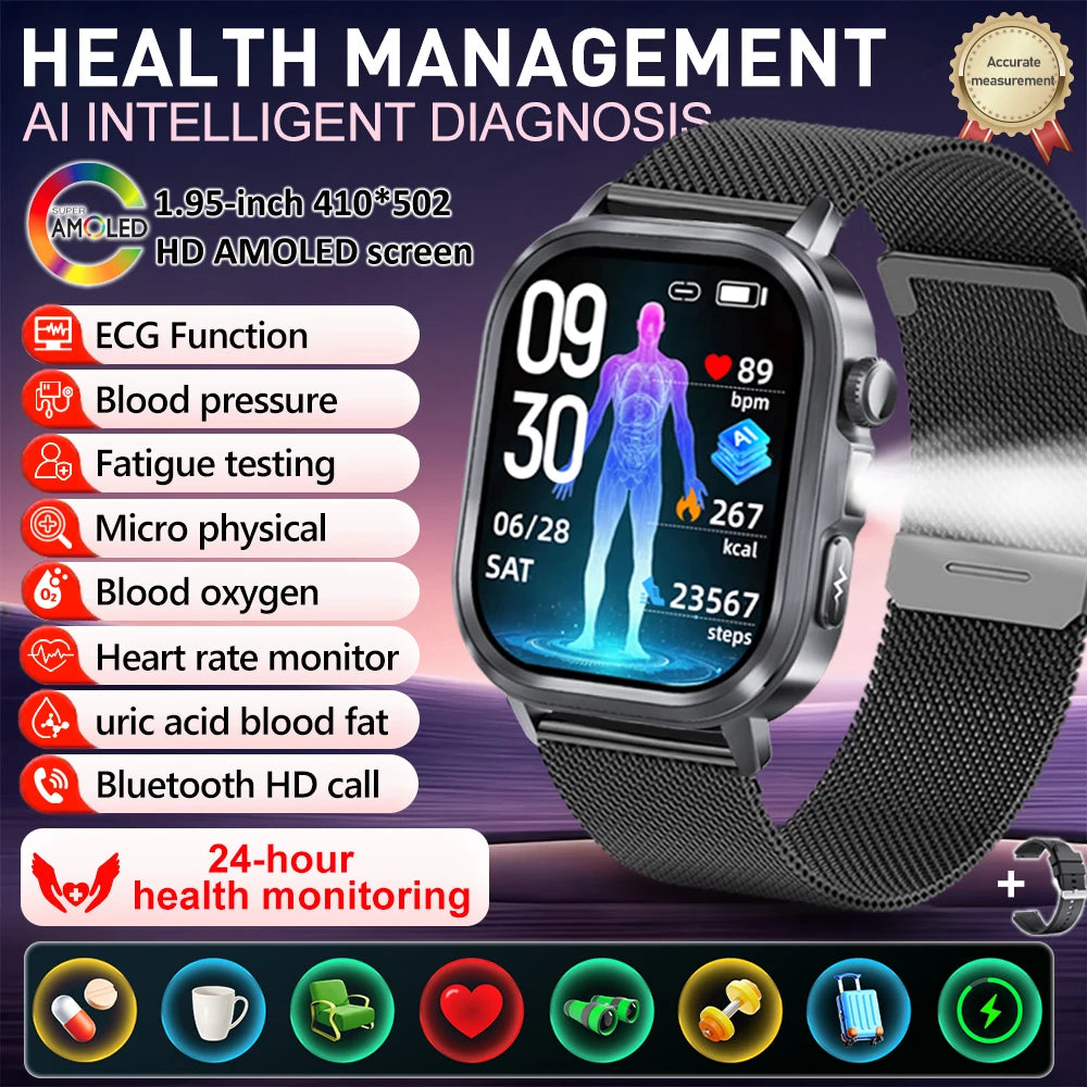 LED Flashlight Smart Watch