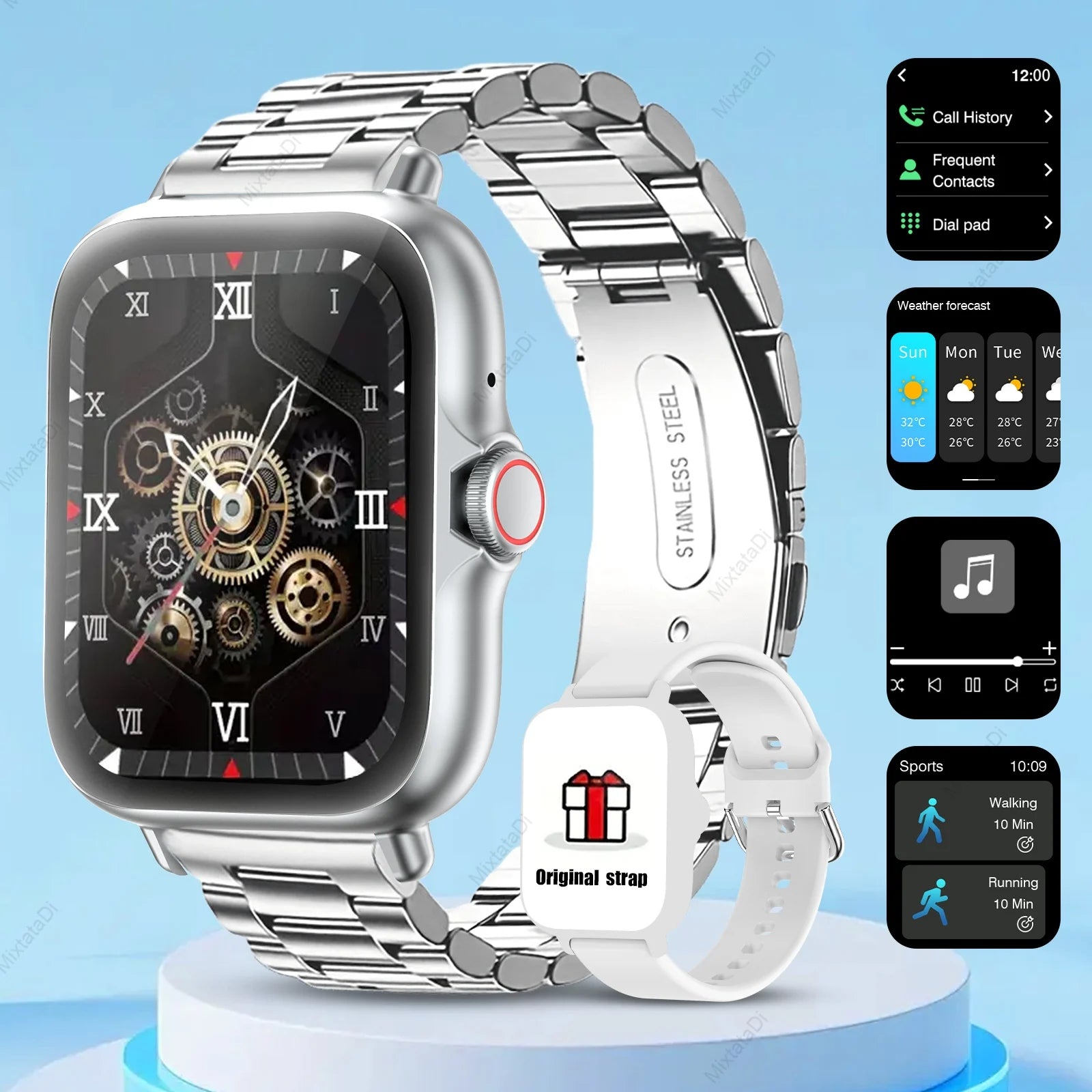 1.83'' Sports Smart Watch For iPhone / Android