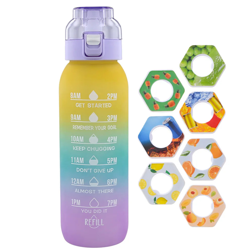 1000ML Scented Water Bottle with Flavor Pod