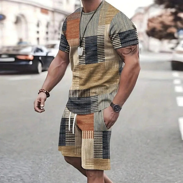 2025 Retro Cool Men’s Sports Shorts Set