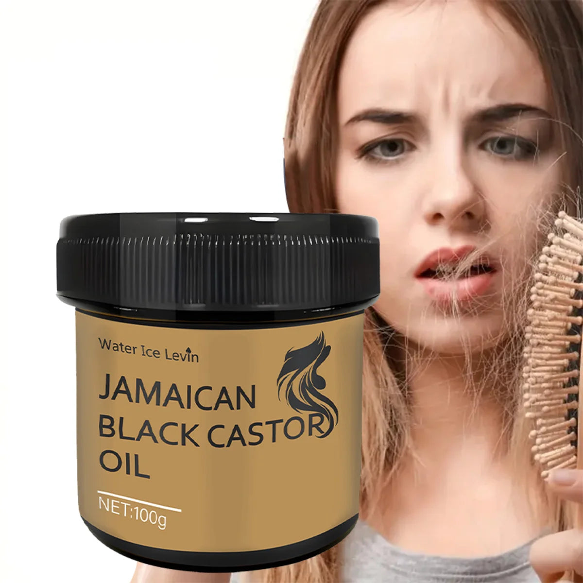 Jamaican Black Castor Oil Hair Growth Essence – Deep Repair & Nourishing Formula for Dry, Damaged Hair