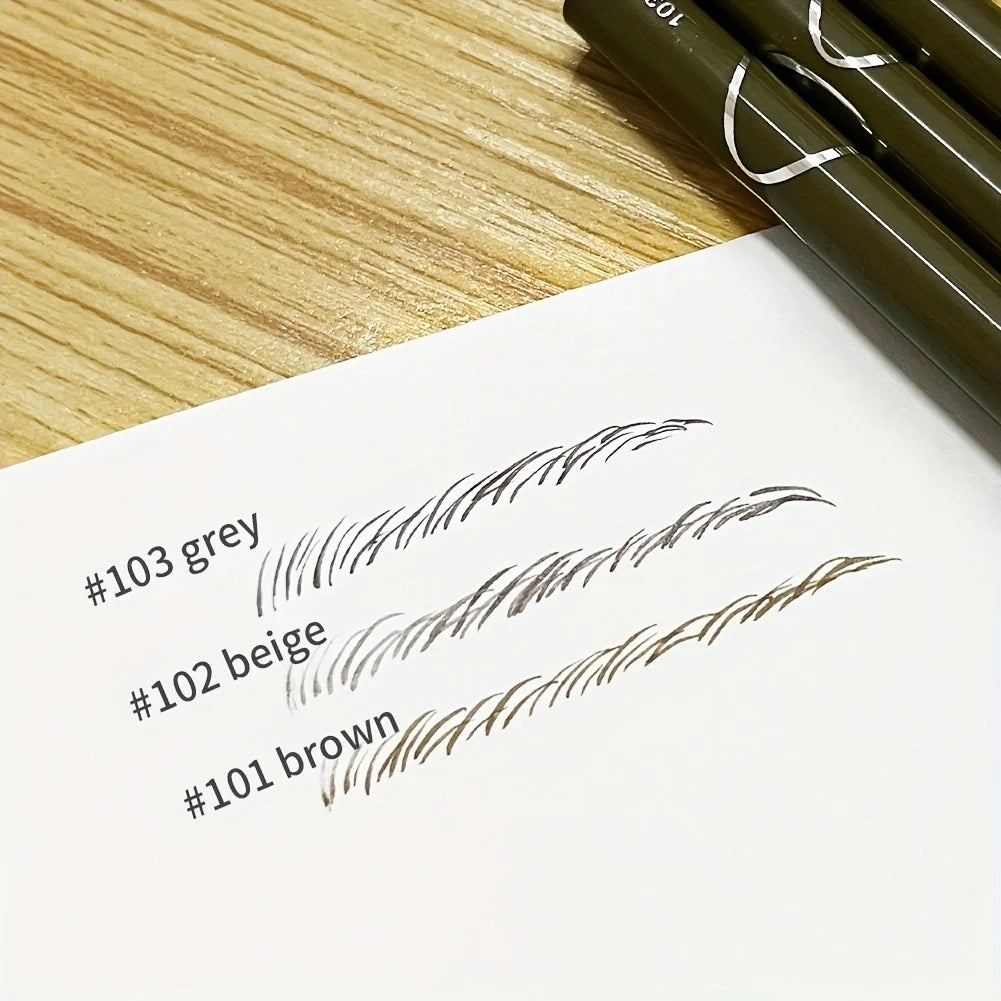 Ultra Fine 0.008mm Precision Eyebrow Pen – Waterproof, Smudge-Proof, Long-Lasting Liquid Brow Pencil