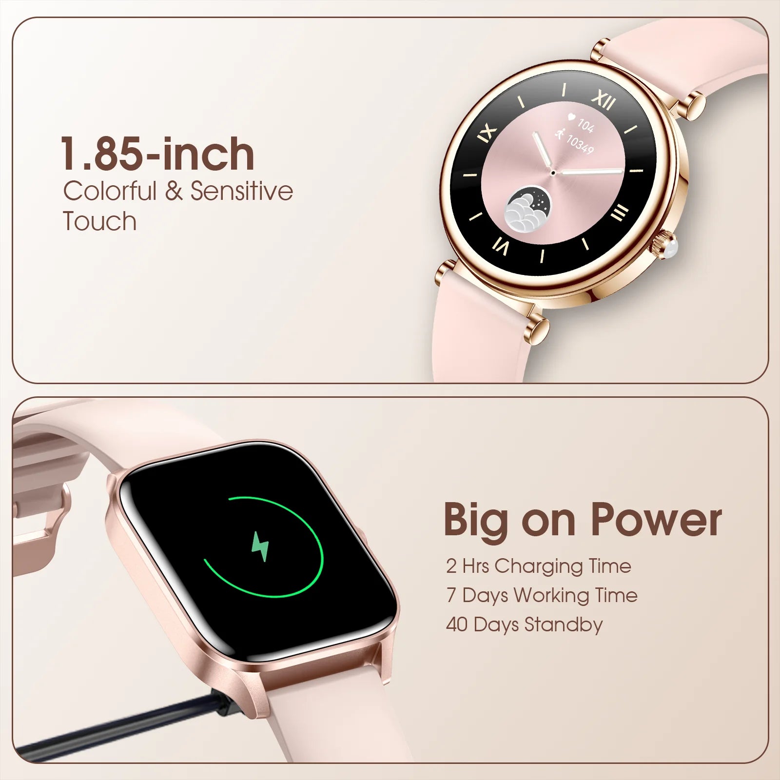 Women’s 1.2" Smart Fitness Watch