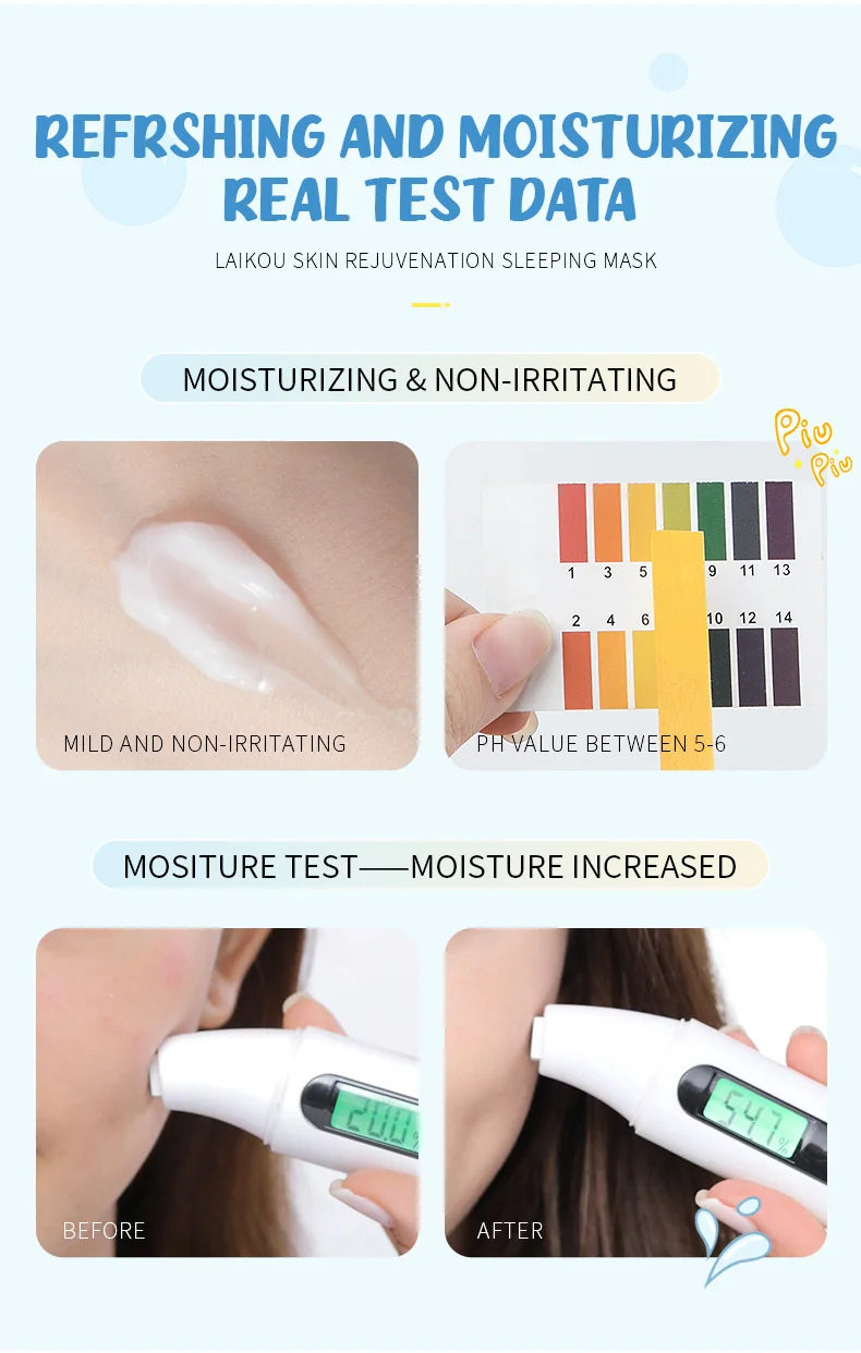 LAIKOU 7pcs Hydrating & Repairing Face Mask Set