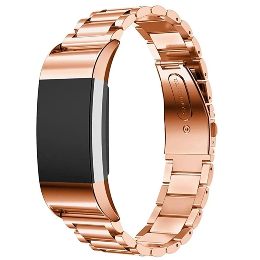 Stainless steel Strap For Fitbit Charge 6 5 4 3 SE Smart watch Replaceable Metal buckle band For Fitbit charge 5 6 bracelet