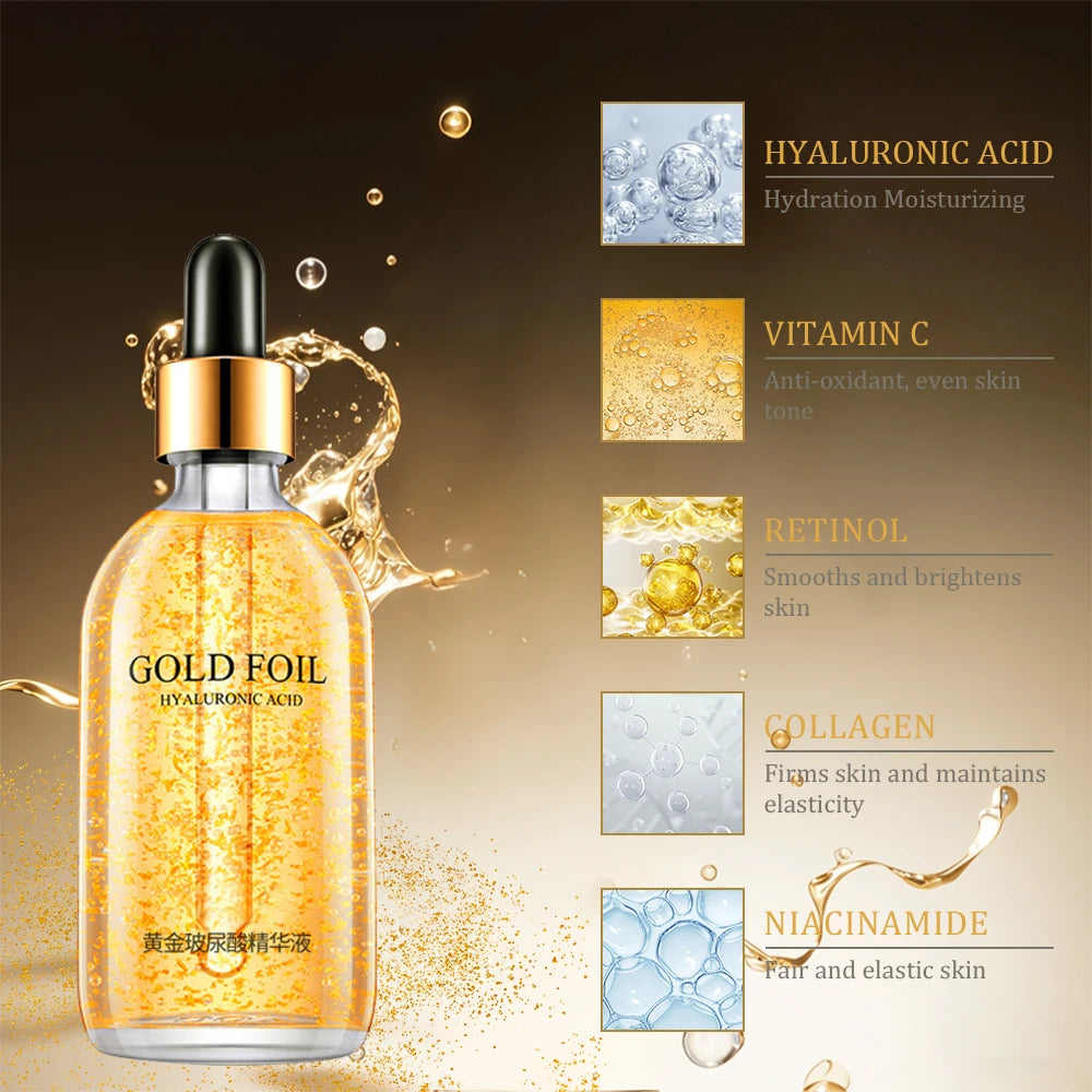 100ml 24K Gold Hyaluronic Acid Face Serum