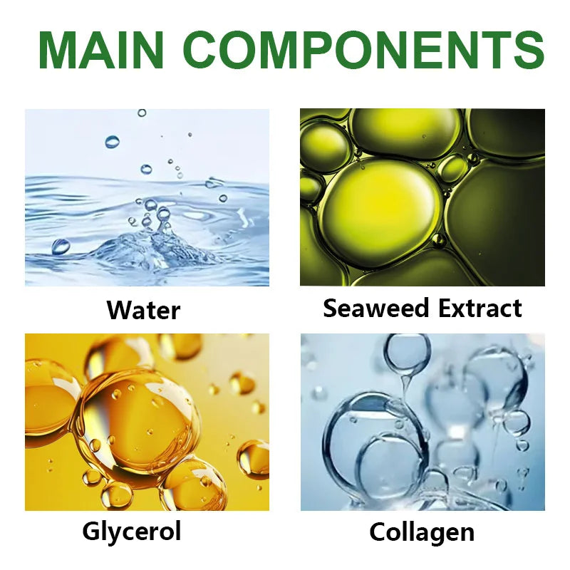 60pcs Seaweed & Hyaluronic Acid Eye Mask – Collagen Eye Patches for Dark Circles & Puffiness