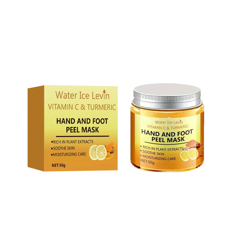 Vitamin C & Turmeric Hand & Foot Wax Mask – Smoothing, Brightening & Cleansing Treatment