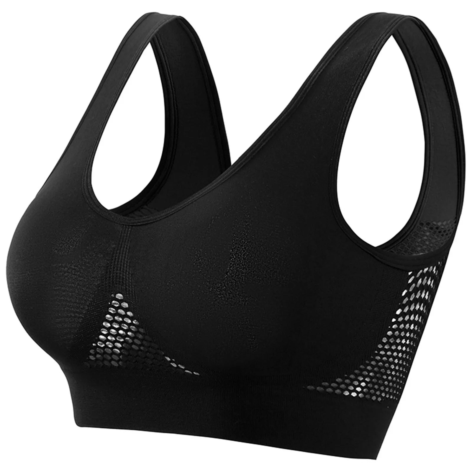 Women’s Breathable Yoga Sports Bra – Lightweight Fitness Support Top