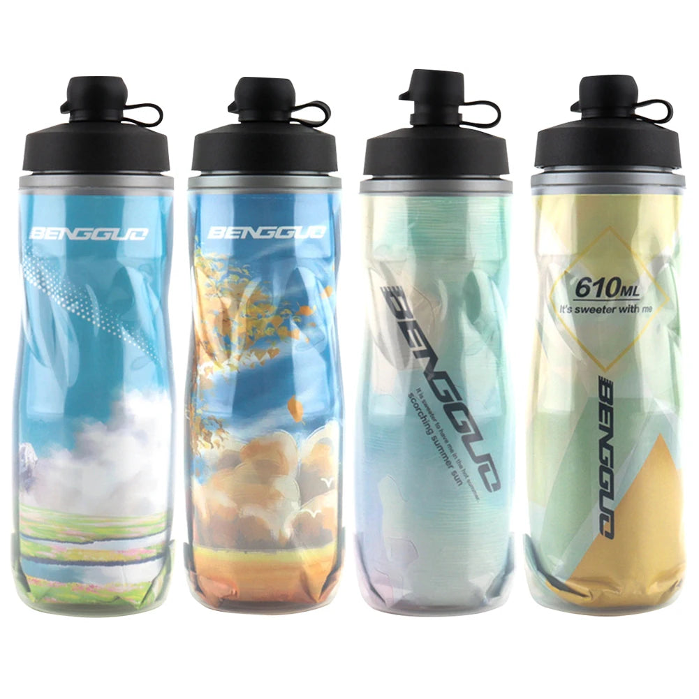 610ml Insulated Leak-Proof Bike Water Bottle
