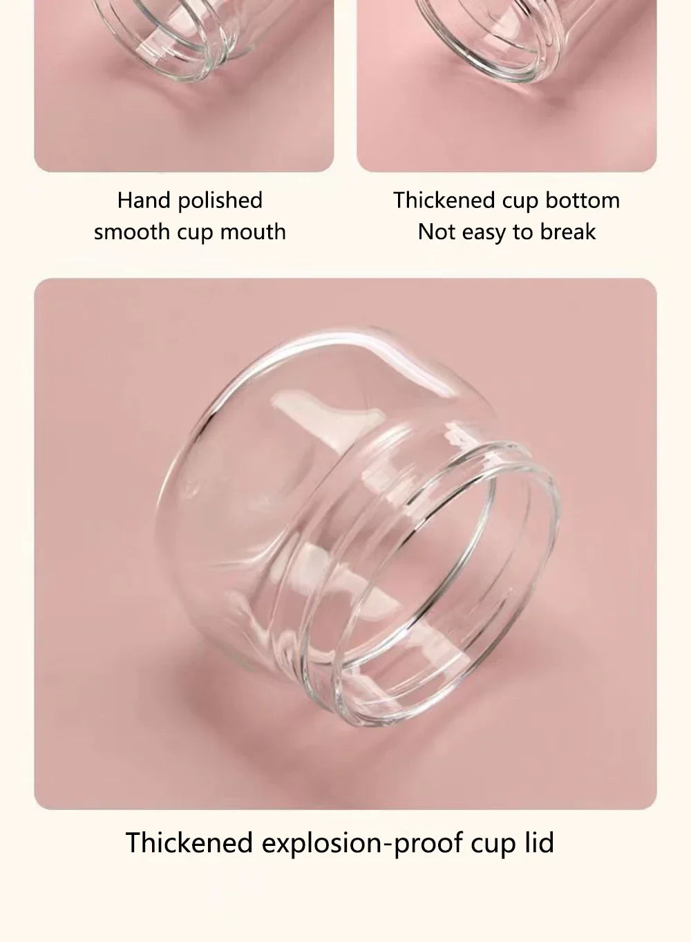 350ML/500ML Double Glass Water Bottle with Tea Infuser & Protective Sleeve