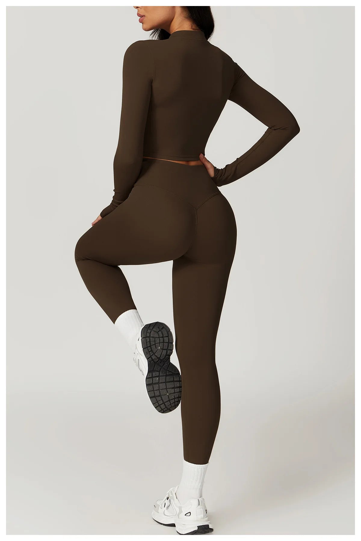 3PCS Women’s Yoga & Fitness Set – High-Waist Breathable Workout Suit