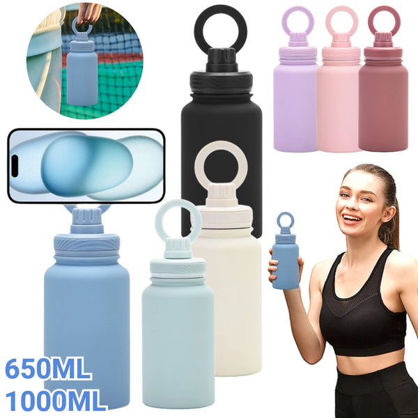 MagSafe 1000ML Insulated Stainless Steel Bottle with Phone Holder