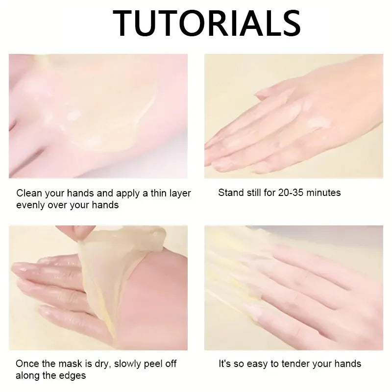 Vitamin C & Turmeric Hand & Foot Wax Mask – Smoothing, Brightening & Cleansing Treatment