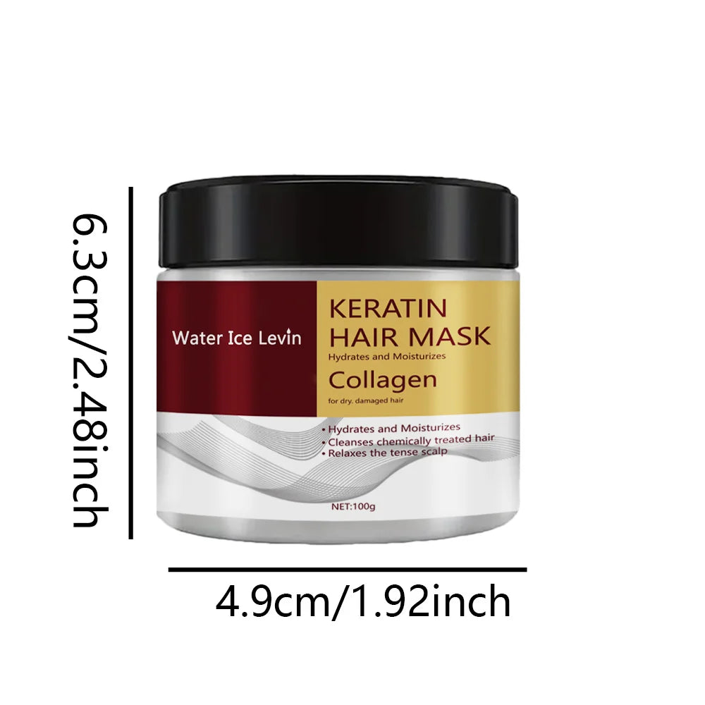 Collagen & Keratin Hair Mask – Dual Oil Control, Deep Moisture & Damage Repair Conditioner
