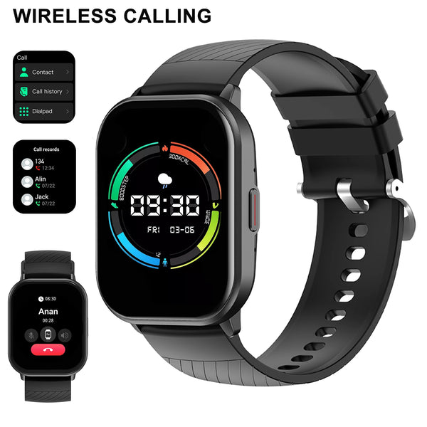 Smart Fitness Watch with Wireless Calling