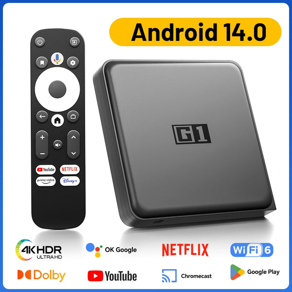 Kinhank G1 4K Android TV Box (4GB RAM, 32GB)