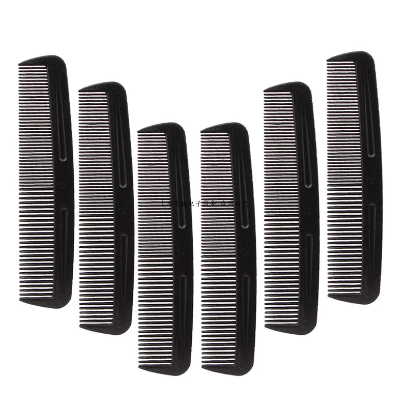 New Arrivals 4/5/6/7pcs Black Barber Accessories Set Detangling Hair Brush Styling Hot Comb Straightener High Quality Hair Combs