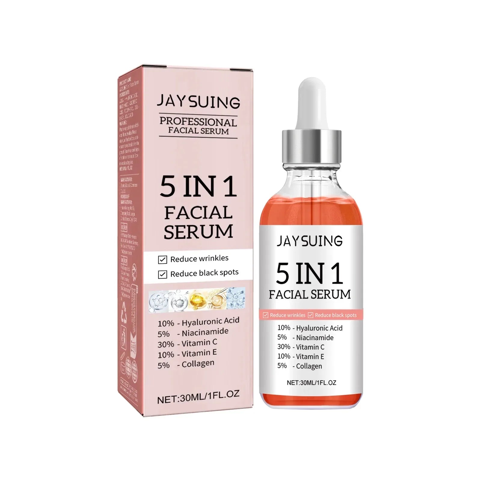 5-in-1 Facial Serum with Hyaluronic Acid & Retinol