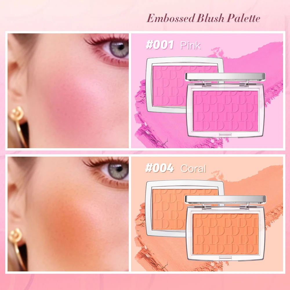 Soft Matte Natural Face Blusher – Long-Lasting Cheek Tint for Brightening & Contouring