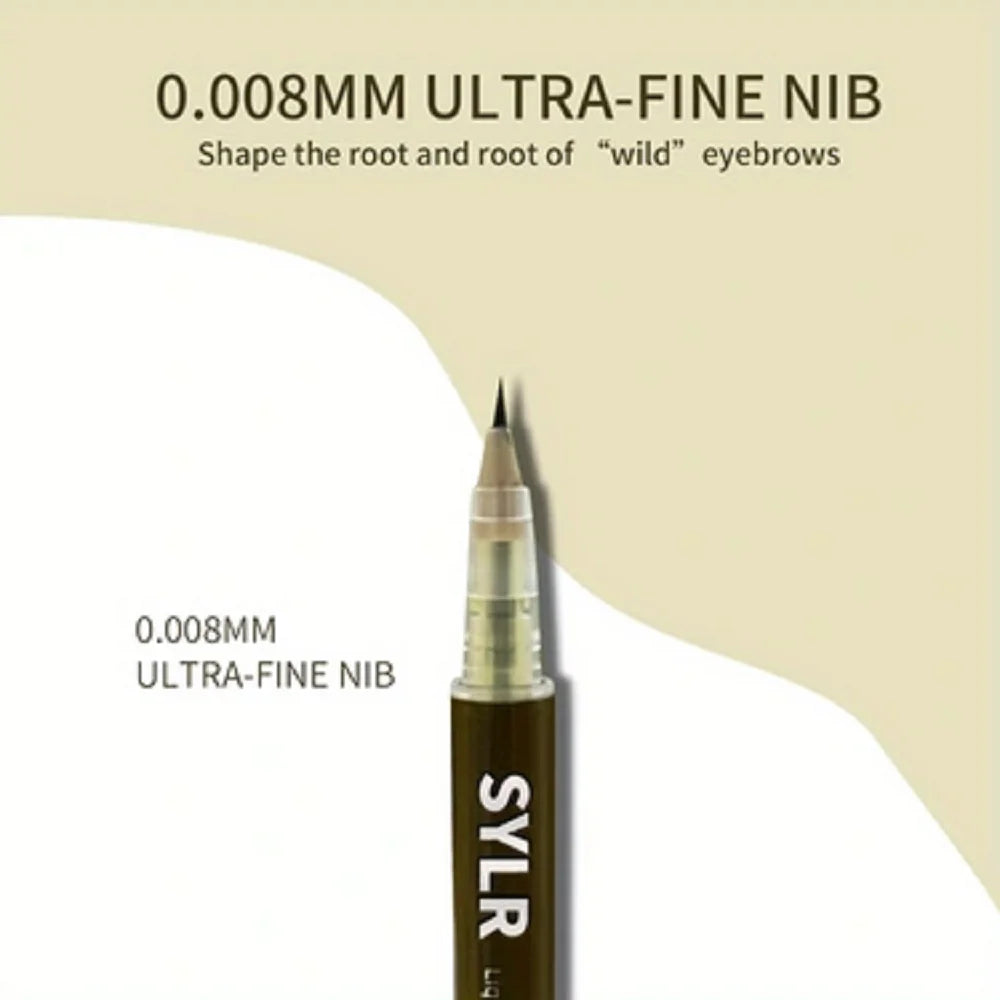 Ultra Fine 0.008mm Precision Eyebrow Pen – Waterproof, Smudge-Proof, Long-Lasting Liquid Brow Pencil
